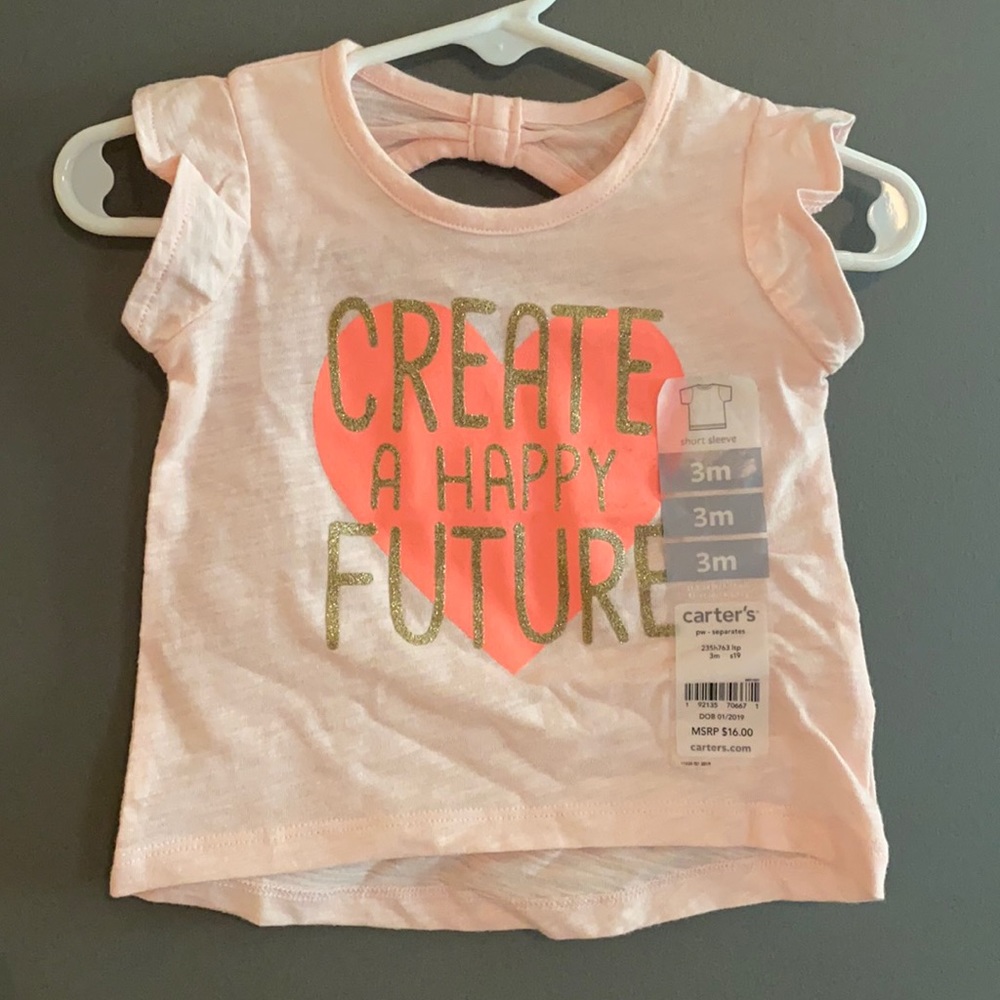 Carter’s baby girl shirts (set of 2)